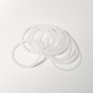 Silikoninen Non Slip hiuslenkki kirkas, 12 kpl